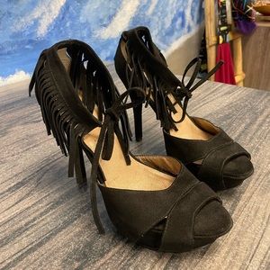 Steve Madden Fringe Heels